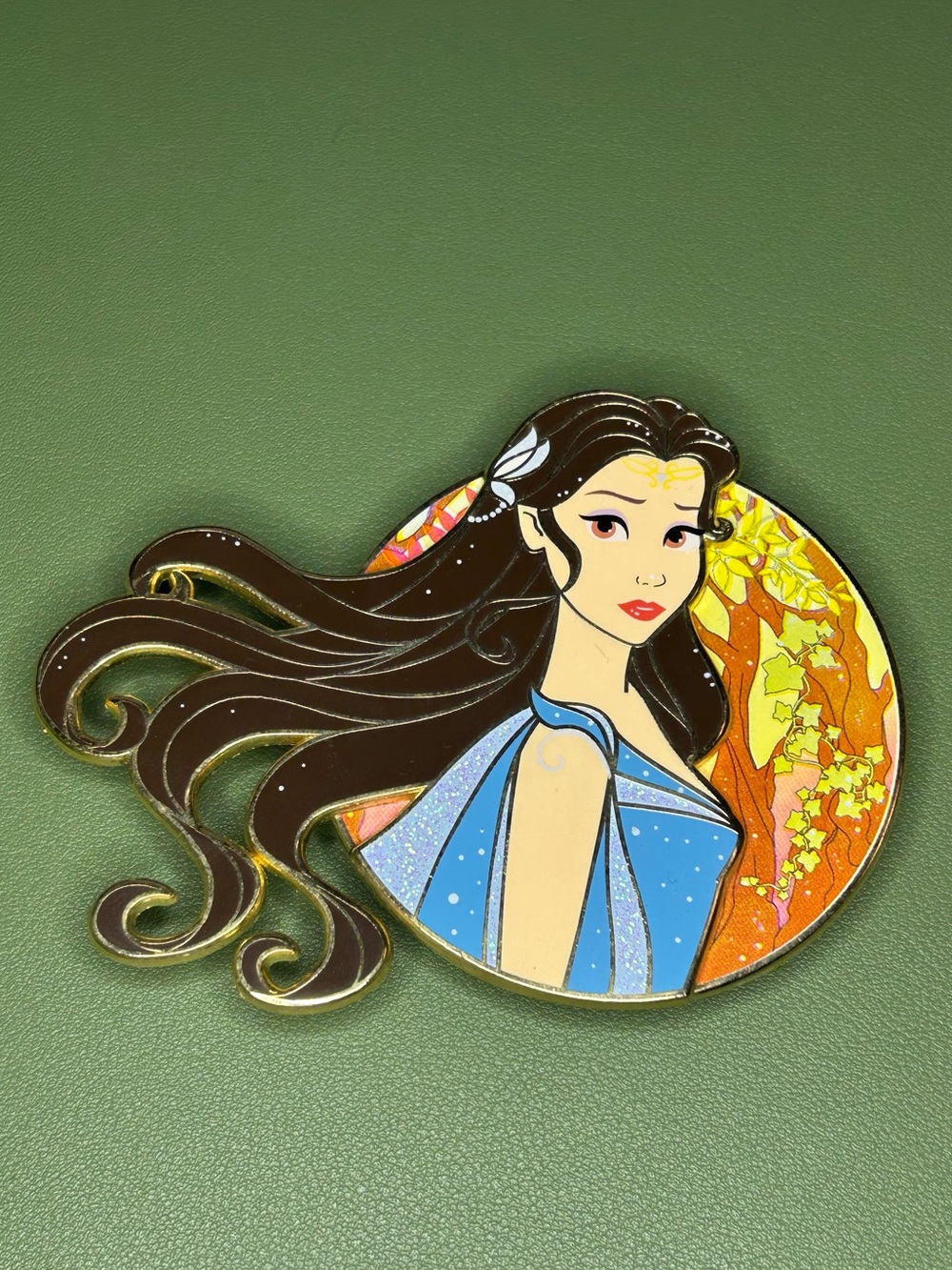 Belle as Arwen Fantasy Pin